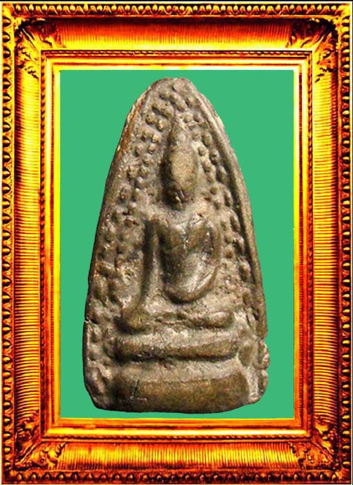 พระสรรค์นั่งพิมพ์ข้างเม็ดใหญ่
