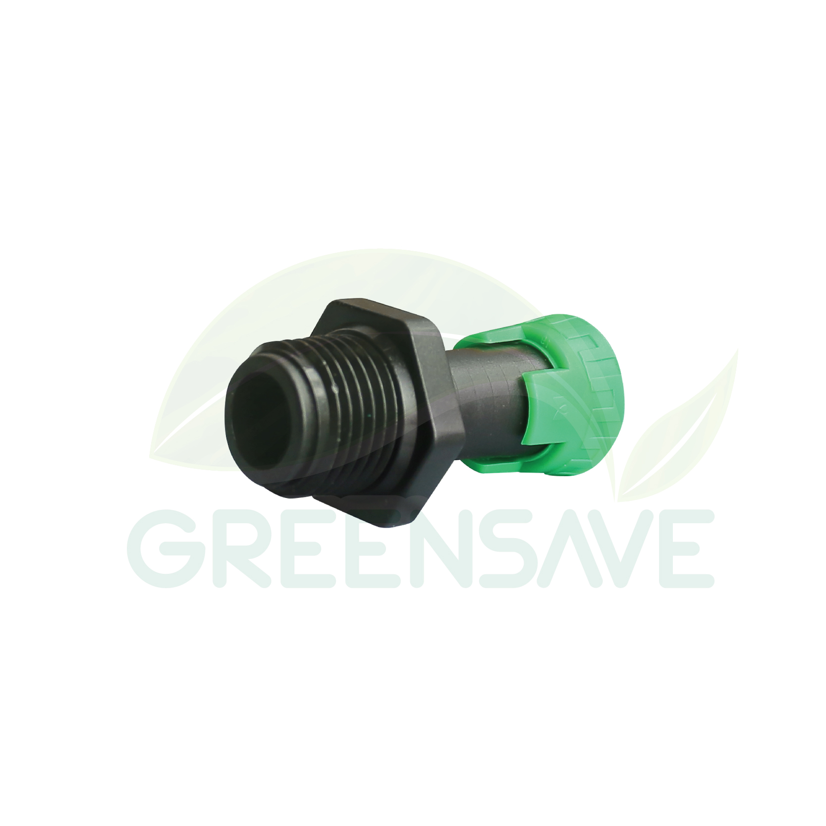 ข้อต่อเทปน้ำหยด ต่อตรง 16 mm เกลียวนอก 4 หุน