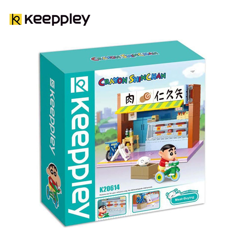 (สินค้าลิขสิทธิ์แท้) ชุดตัวต่อการ์ตูน ชินจังจอมแก่น x Keeppley