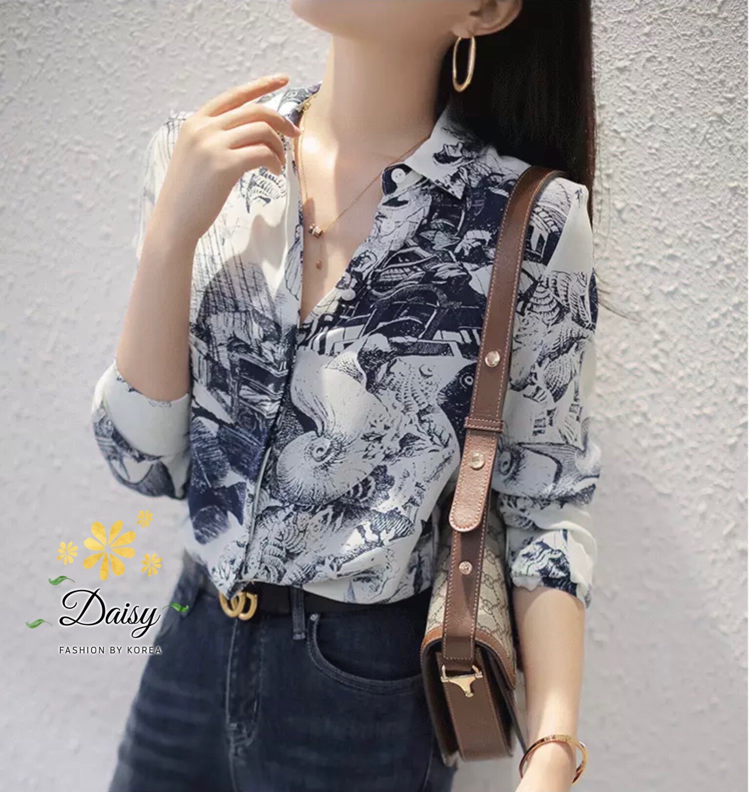เสื้อเชิ้ตคอปกกระดุมหน้า