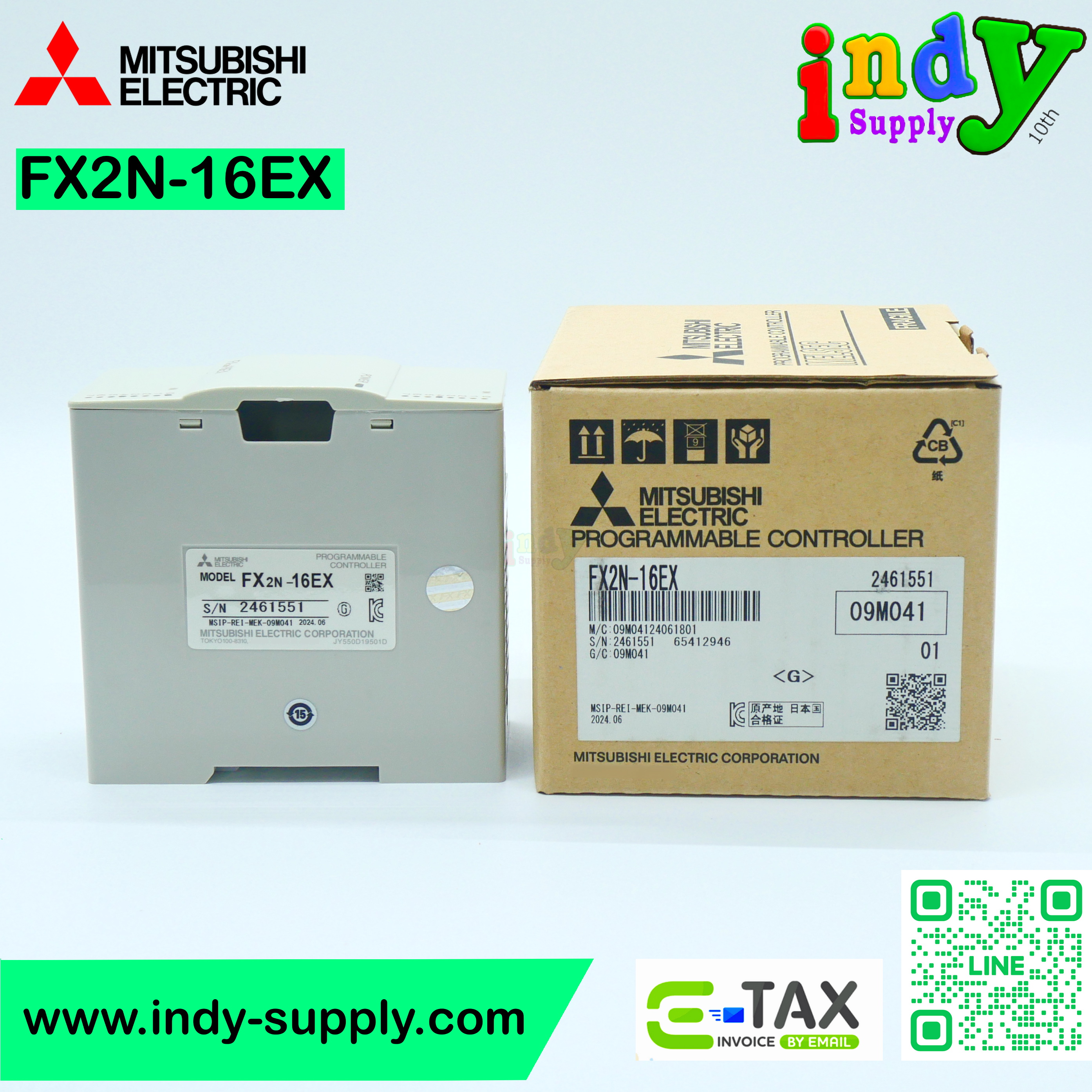 FX2N-16EX (sink only)