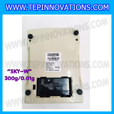 เครื่องชั่งดิจิตอล ทศนิยม 2 ตำแหน่ง SKY-W 300gx0.01g เครื่องชั่งละเอียดสูง300g เครื่องชั่งน้ำหนัก300g ตาชั่ง300กรัม ตาชั่งดิจิตอล300กรัม พิกัดน้ำหนัก 300g ความละเอียด 0.01g ยี่ห้อ JADEVER รุ่น SKY-W (เครื่องชั่งมีใบผ่านตรวจรับรองจากสำนักชั่งตวงวัด)