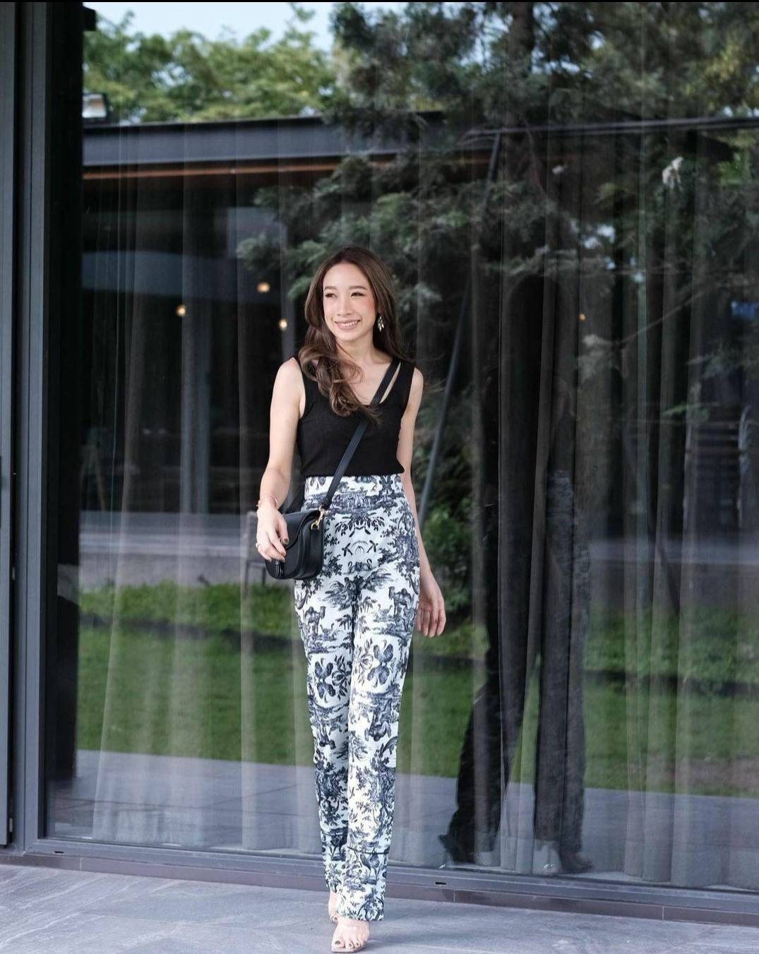 เสื้อยืดผ้าหนานุ่มใส่สบาย กางเกงทรงสวย