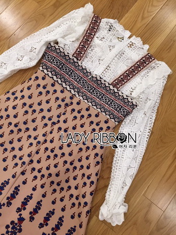 Lady Rosie White Lace Shirt Dress