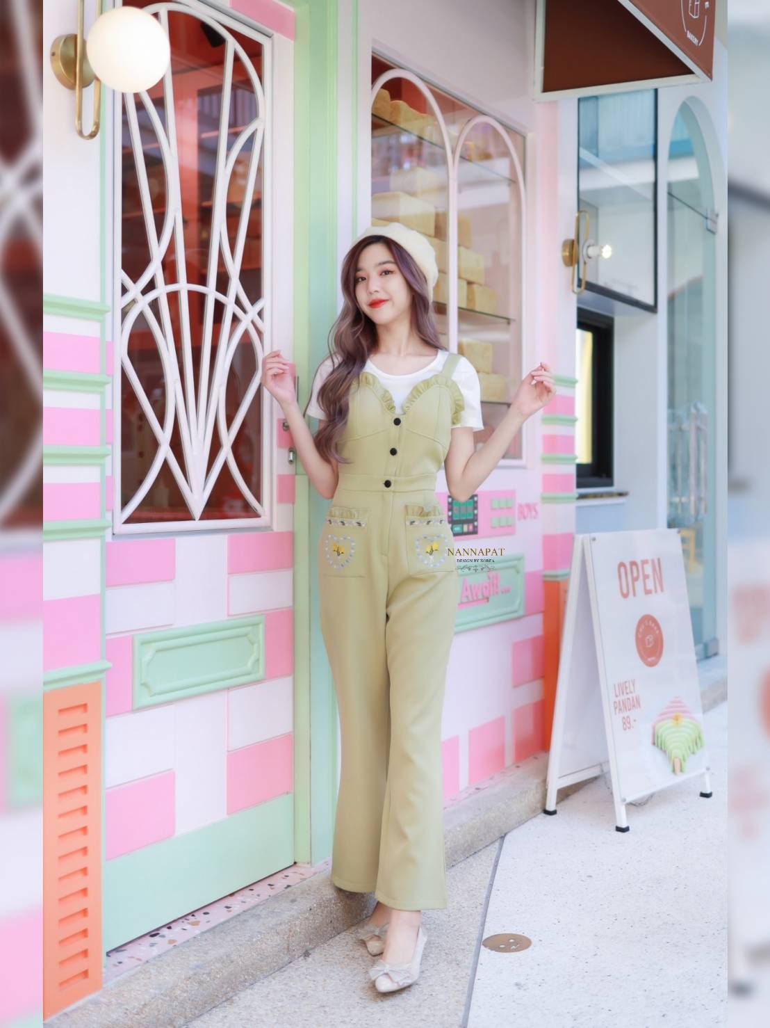 จั้มงานกระดุม+ซิป ทรงสวย