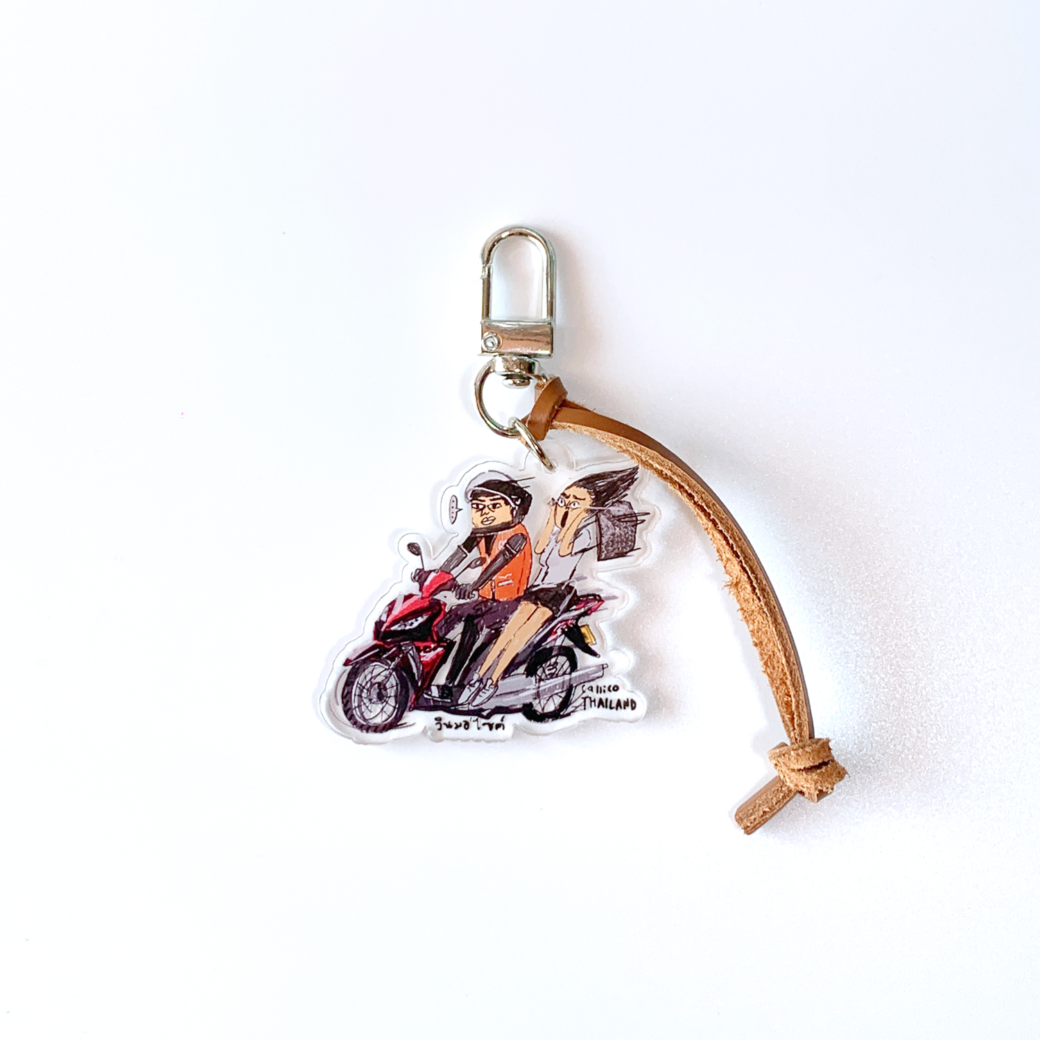 caliiico acrylic keychain พวงกุญแจอะคริลิคลายพี่วินมอไซต์