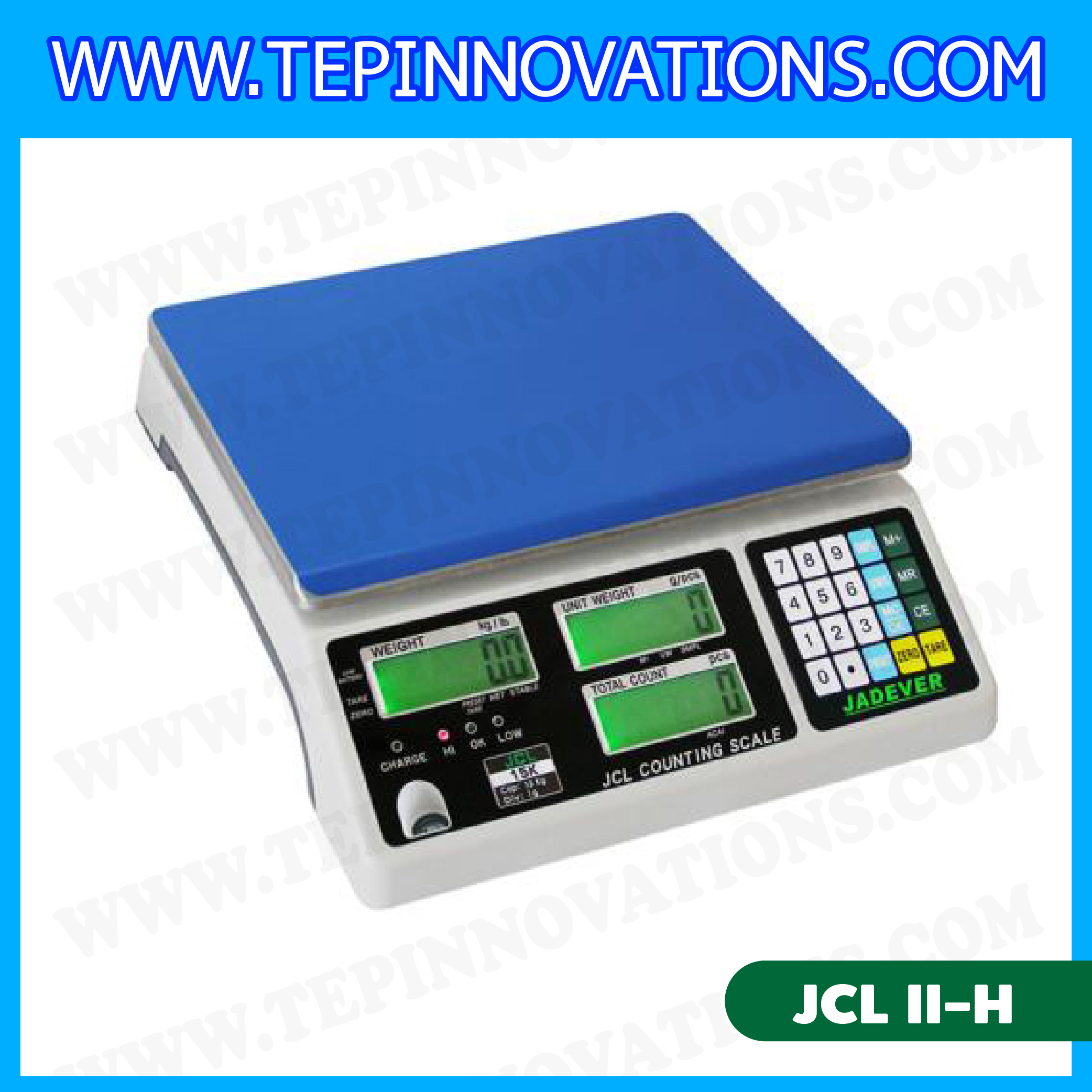 เครื่องชั่งดิจิตอล เครื่องชั่งนับจำนวน นับชิ้นงาน ยี่ห้อ JADEVER รุ่น JCL II-H