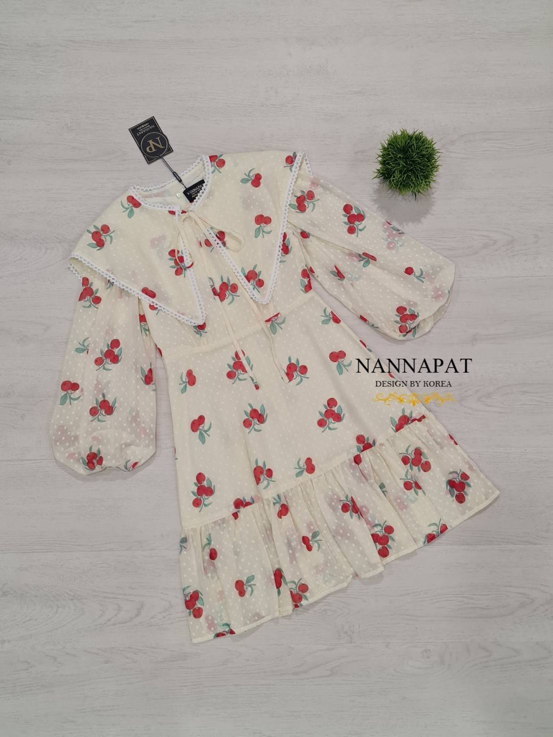 งานซิปหลัง แขนพองสวย