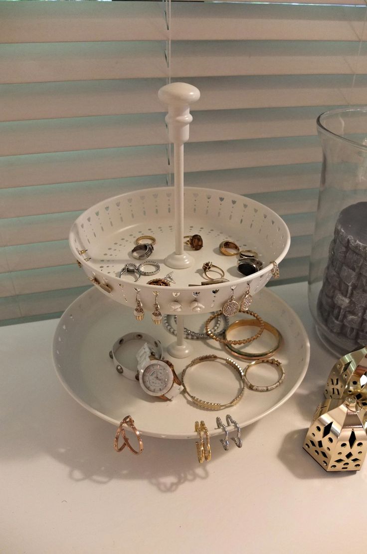 จานเสิร์ฟ 2 ชั้น, ขาว