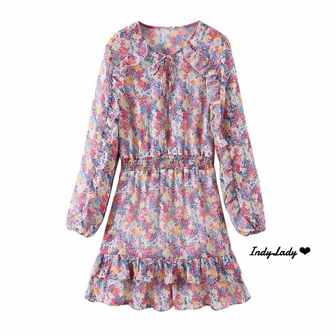 Dress สั้น แขนยาว
