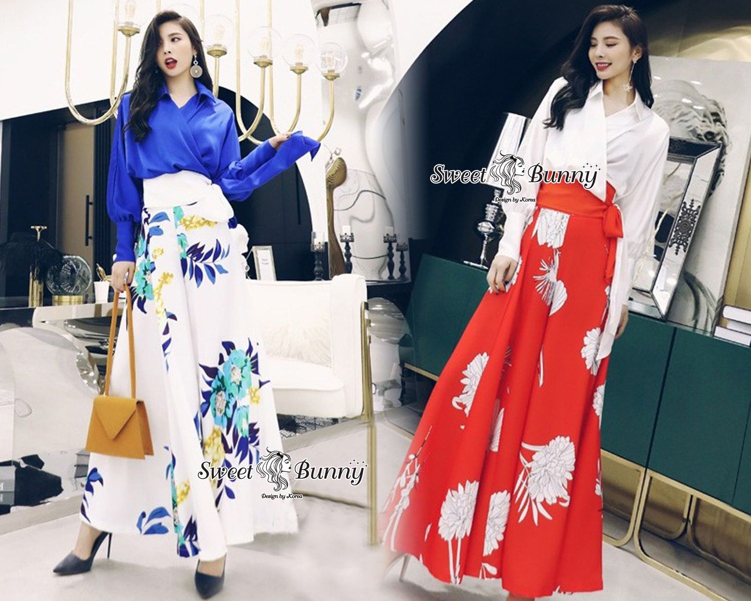 เสื้อเชิ้ตแขนยาวทรงป้ายอกเฉียงข้าง