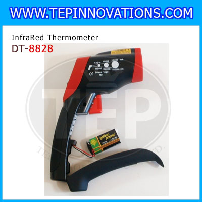 เครื่องวัดอุณหภูมิแบบอินฟราเรด -50 ถึง 1000 องศาเซลเซียส เทอร์โมมิเตอร์วัดแบบไม่สัมผัส เครื่องวัดอุณหภูมิแบบไม่ต้องสัมผัสกับชิ้นงาน Infrared Themometer รุ่น DT8828 เครื่องวัดอุณหภูมิแบบไม่สัมผัส (อินฟราเรด) วัดอุณหภูมิพื้นที่อันตราย