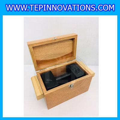 กล่องไม้อัดไม่บุกำมะหยี่ สำหรับใส่ตุ้มน้ำหนักเหล็กหล่อพิกัด10kg กล่องใส่ตุ้มน้ำหนักเหล็กหล่อ กล่องเก็บตุ้มน้ำหนัก กล่องไม้สำหรับตุ้มเหล็กหล่อ ยาว19.9กว้าง +10.8ลึก11.4ซม