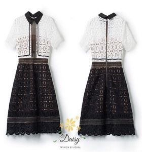 เสื้อผ้าเกรดพรีเมี่ยม กระโปงแฟชั่นแต่งสีดำ นำเข้าเกาหลีสวยมาก