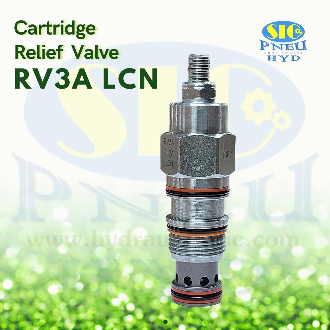 RV3A-T2A-LCN Cartridge Relief Valve เทียบ SUN Hydraulic รุ่น RVEA-LCN