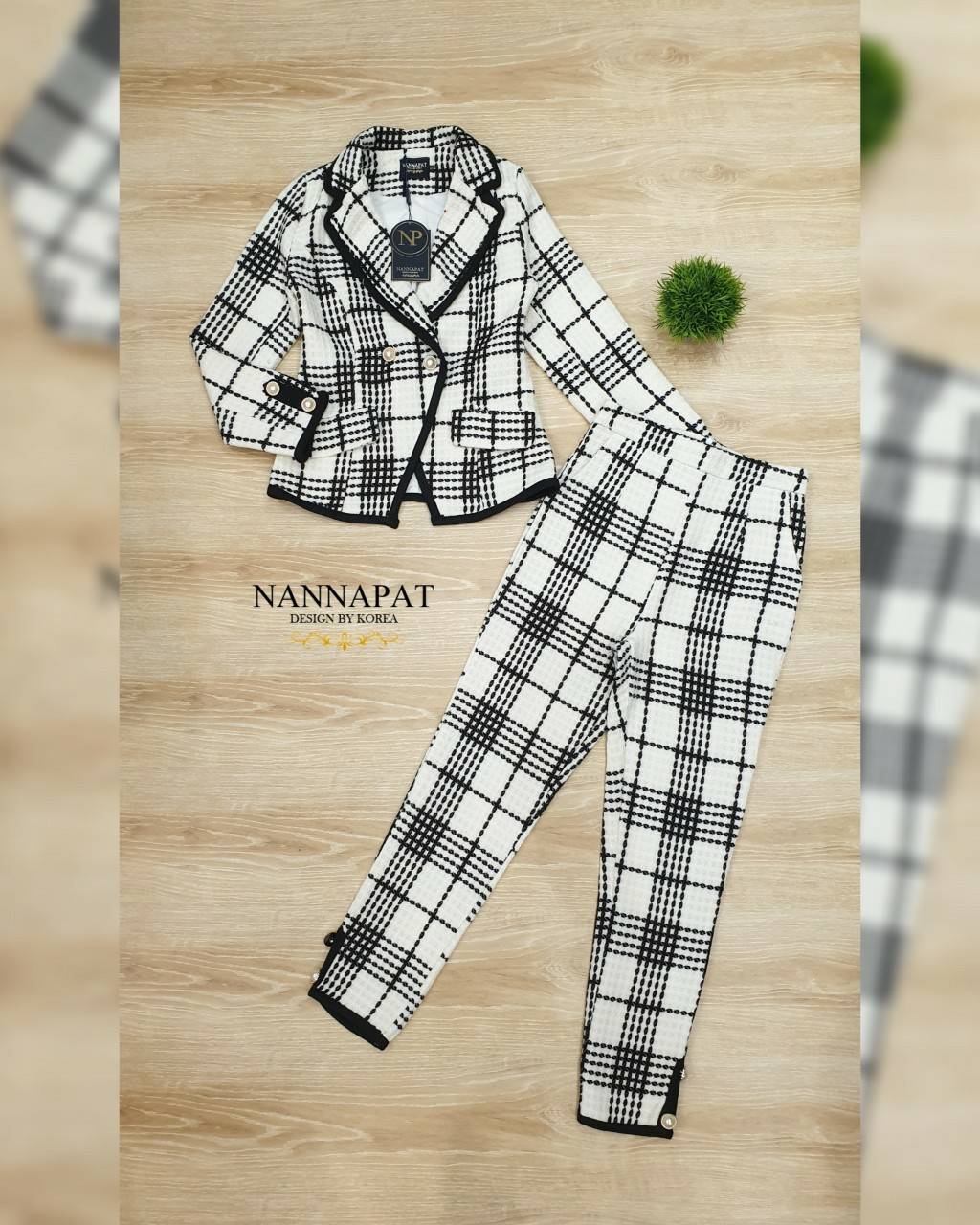 เซทสูทผ้าทวิสหนานุ่ม