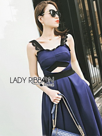 Electric Lady Ribbon Blue Dress