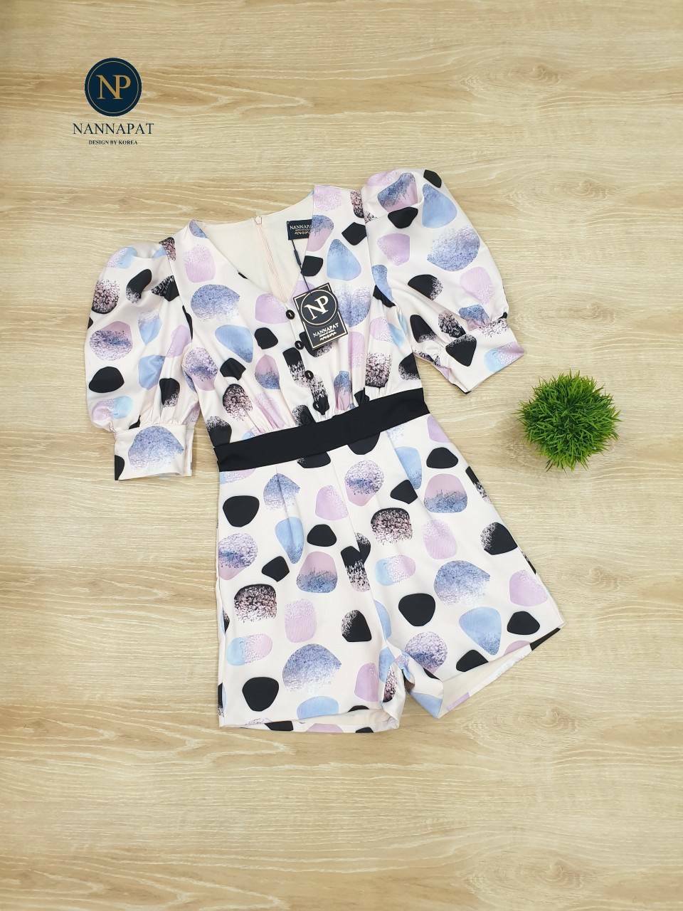 เพลสูทซิแหลังแขนตุ๊กตาสีหวานละมุน