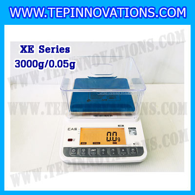 เครื่องชั่งดิจิตอลทศนิยม2ตำแหน่ง รุ่น XE 3000g x 0.05g เครื่องชั่ง3000g เครื่องชั่งน้ำหนัก13000g เครื่องชั่งละเอียดสูง3000g กิโลดิจิตอล3000g ตาชั่ง3000g เครื่องชั่ง3000g ยี่ห้อ CAS รุ่น XE