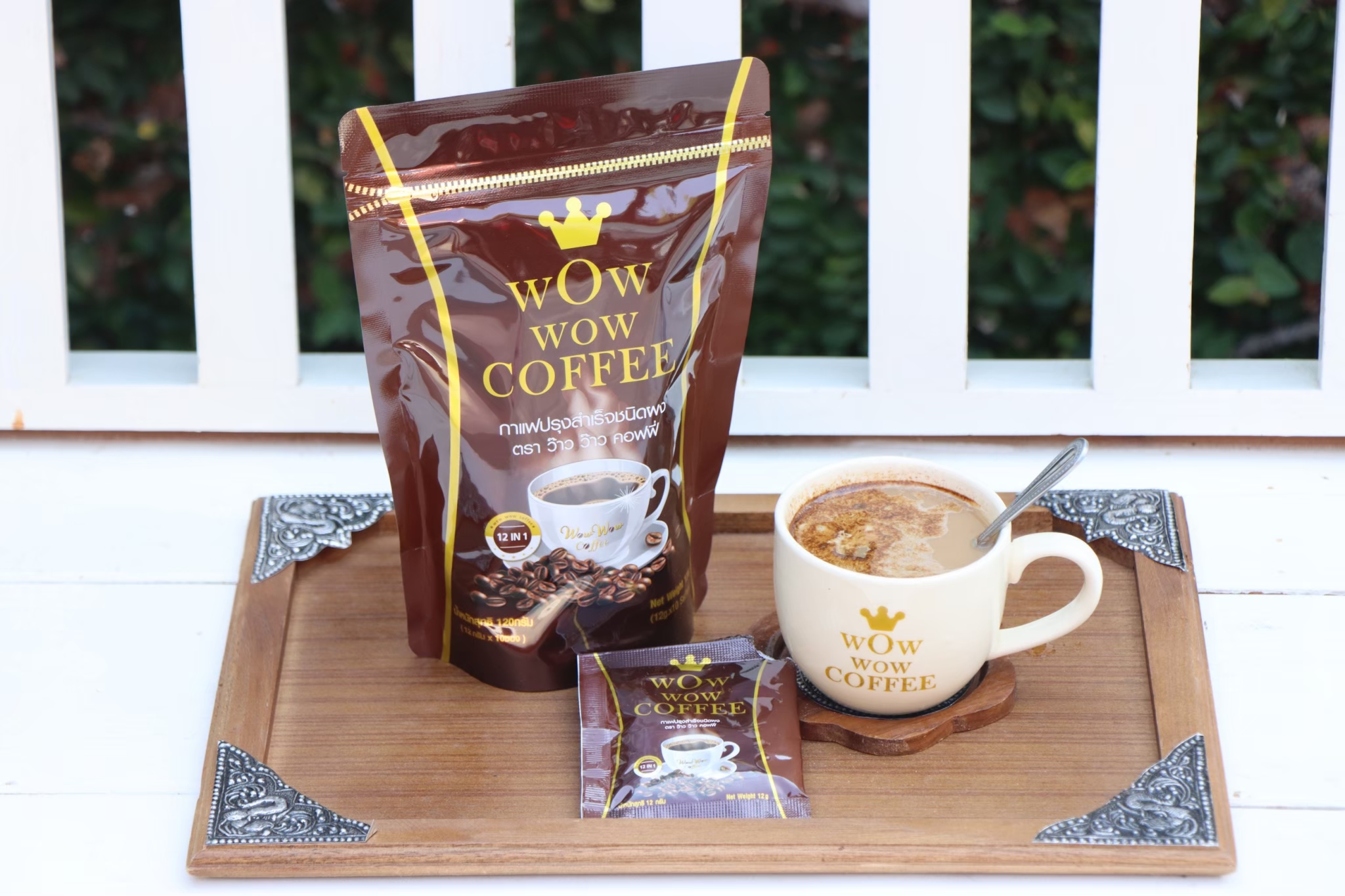 Wow wow coffee กาแฟควบคุมน้ำหนัก (10 ซอง)