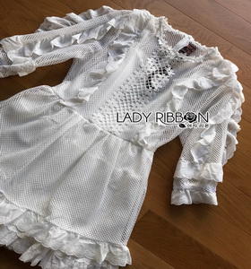 Lady Ribbon Lace LANDMEE Playsuit เพลย์สูท