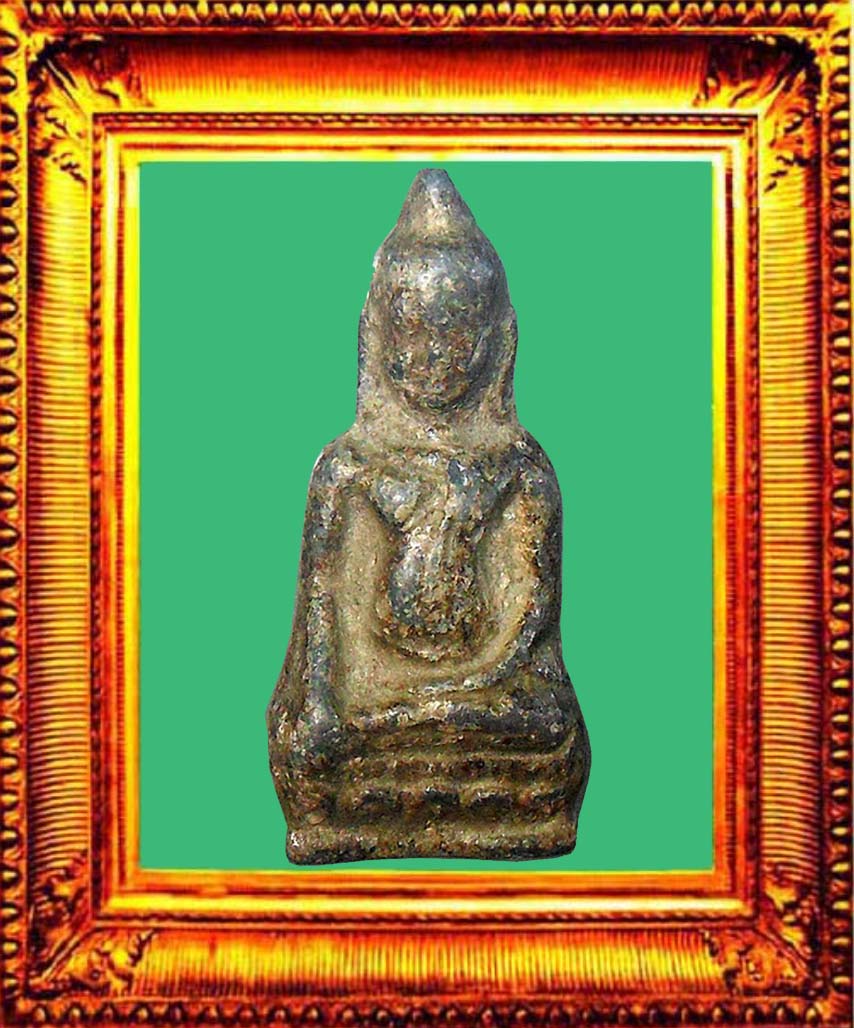 พระหูยานลพบุรีเนื้อชินเขียว
