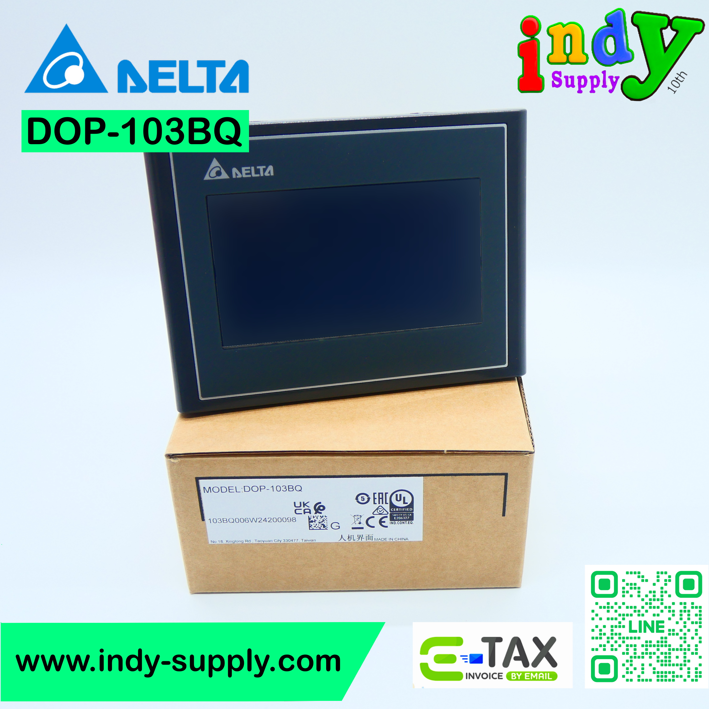 DELTA DOP-103BQ HMI 4.3"