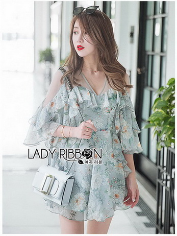 เซ็ตเอี๊ยมจัมป์สูทและเสื้อทอไหมพรมบาง