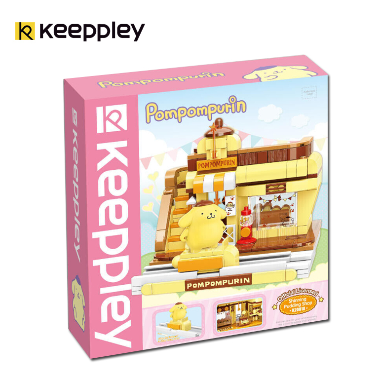 (สินค้าลิขสิทธิ์แท้) ชุดตัวต่อการ์ตูน Pompompurin x Keeppley