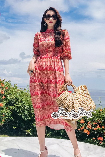 เดรสสไตล์สาวยิปซี ทรงคอปีน