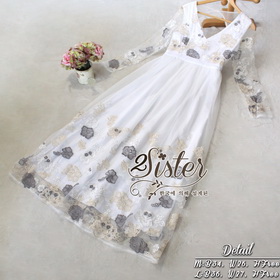 เสื้อผ้า Modern Beauty Dress แม็กซี่เดรสลุคแฟชั่นสวยหรู
