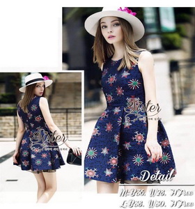 เสื้อผ้าแฟชั่นสวยๆลดราคา ชุดเดรสสั้นพร้อมส่ง