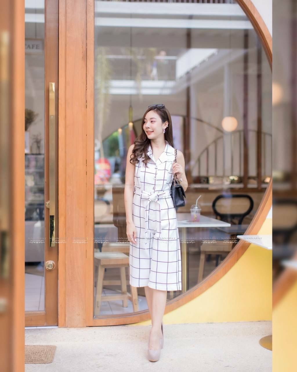 จั้มสูทลายตารางคลาสสิค