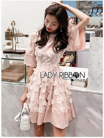 Baby Pink Mini Cocktail Dress