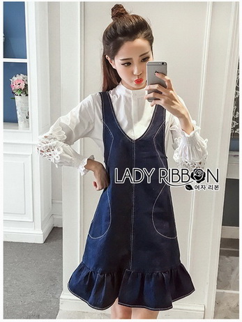 Shirt Set Lady Ribbon ขายเซ็ต