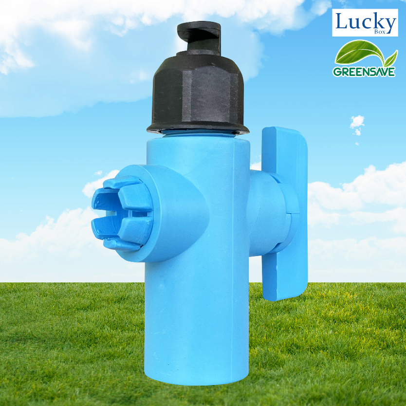 [แพ็ค 5 ชิ้น] สปริงเกอร์ หัวฉีดด้านเดียว (หัวงูเห่า) พร้อมวาล์วเปิด-ปิด จ่ายน้ำ 180 องศา อัตราการไหล 50-90 ลิตร/ชม.