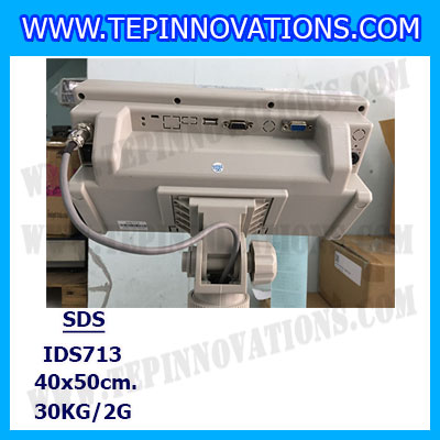 เครื่องชั่งดิจิตอล30kg รุ่น IDS713 พิกัด 30kg x 2g ตาชั่งดิจิตอล30kg เครื่องชั่งแบบปริ้นสติ๊กเกอร์ในตัว ขนาดแท่น 40x50 cm. ยี่ห้อ SDS รุ่น IDS713