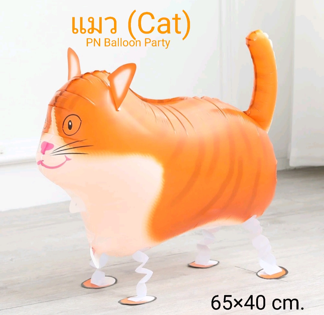 Walking Pet สัตว์เลี้ยงเดินได้ แมว Walking Cat Balloon
