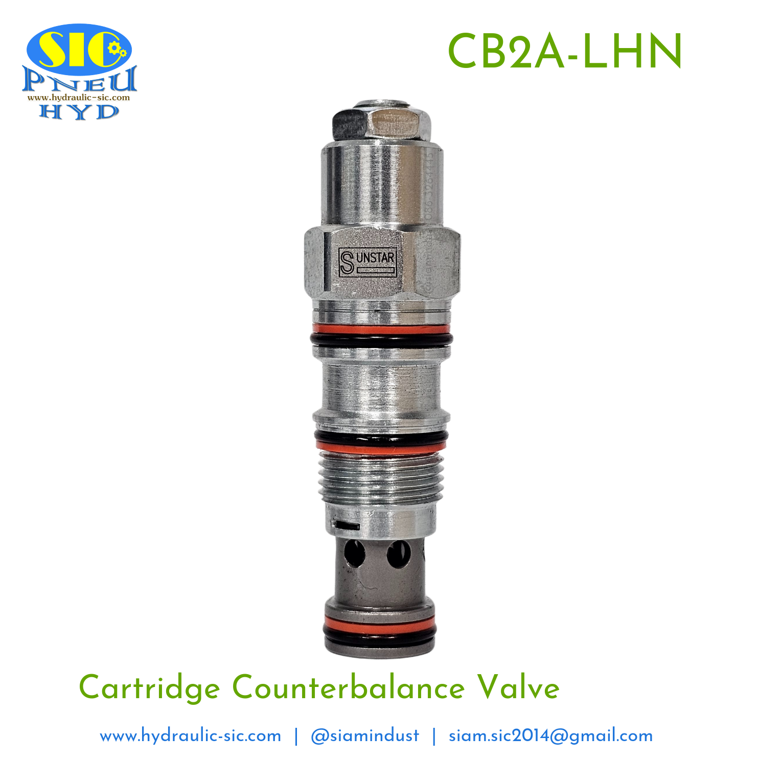 CB2A-T11A-LHN Cartridge Counterbalance Valve (สเปคเทียบ CBCA-LHN ของ SUN Hydraulic)