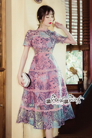 แม็กซี่เดรสเนื้อผ้าTulle