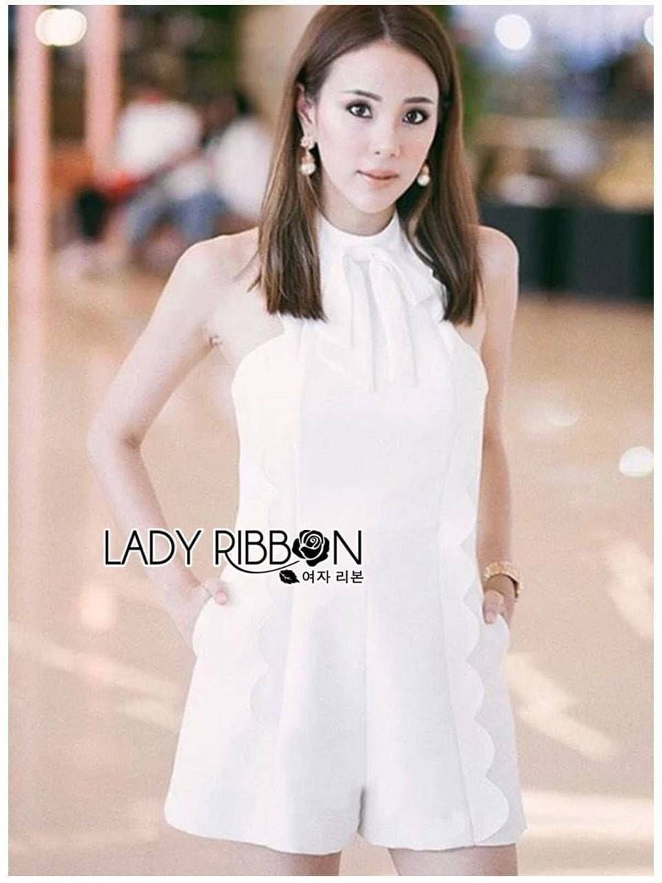 จัมป์สูทขาสั้นผ้าเครป