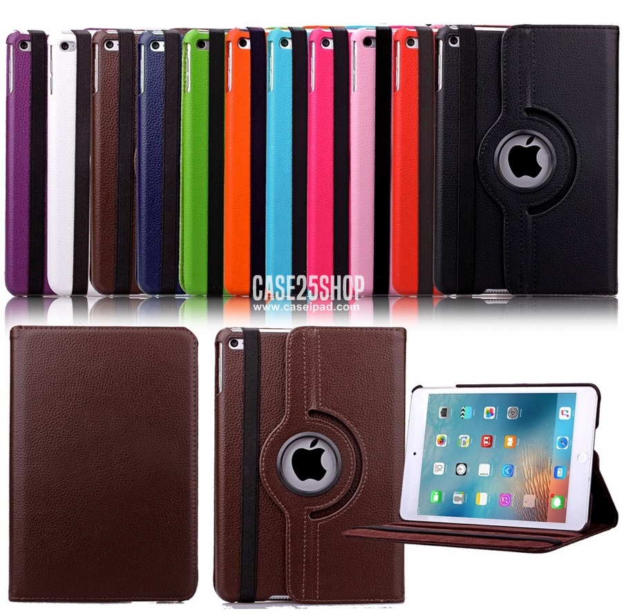 เคสสีพื้นหมุนได้ 360 องศา - เคสไอแพดมินิ 1/2/3