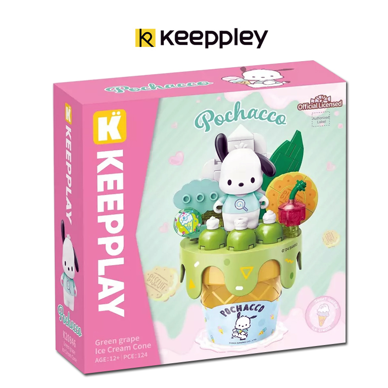 (สินค้าลิขสิทธิ์แท้) ชุดตัวต่อการ์ตูน Pochacco x Keeppley