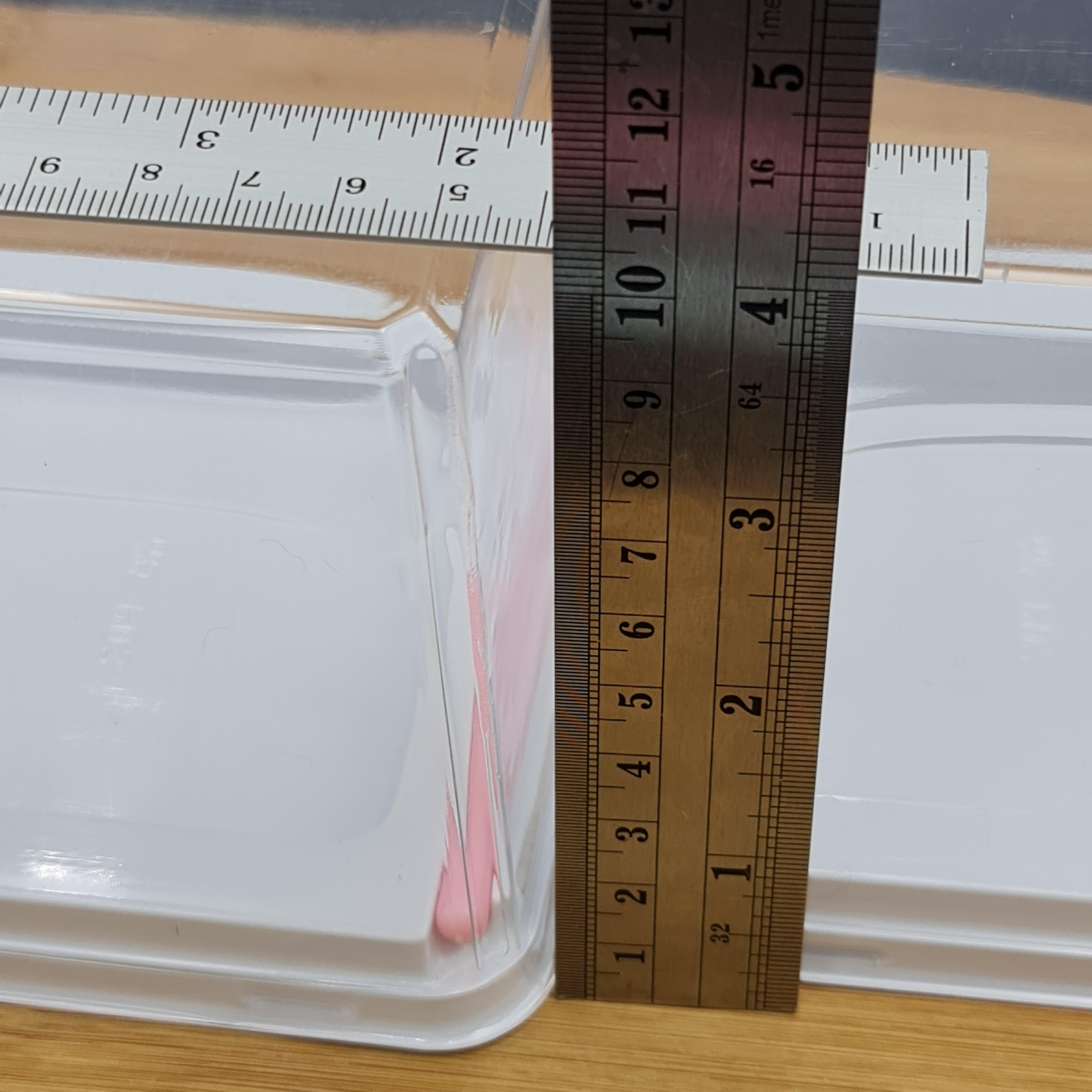 กล่องเค้ก+ส้อม สี่เหลี่ยม8.3cm. สูง10cm. ฝาไม่ล็อค 20ชุด/แพ็ค กล่องเบเกอรี่ แพ็กเกจจิ้ง แพ็คเกจ bbpo j12