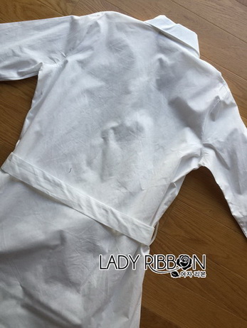 Lady Joanna Chic Shirt Dress in White