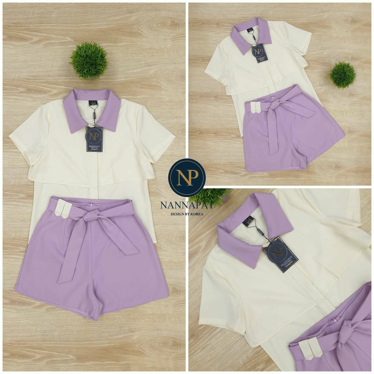 เสื้อคอปก กระดุมหน้า