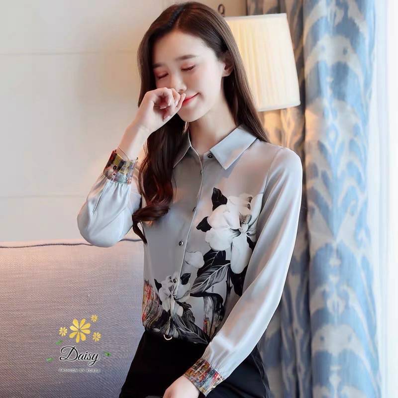 เสื้อเชิ้ตแขนยาว ผ้าไหมอิตาลี