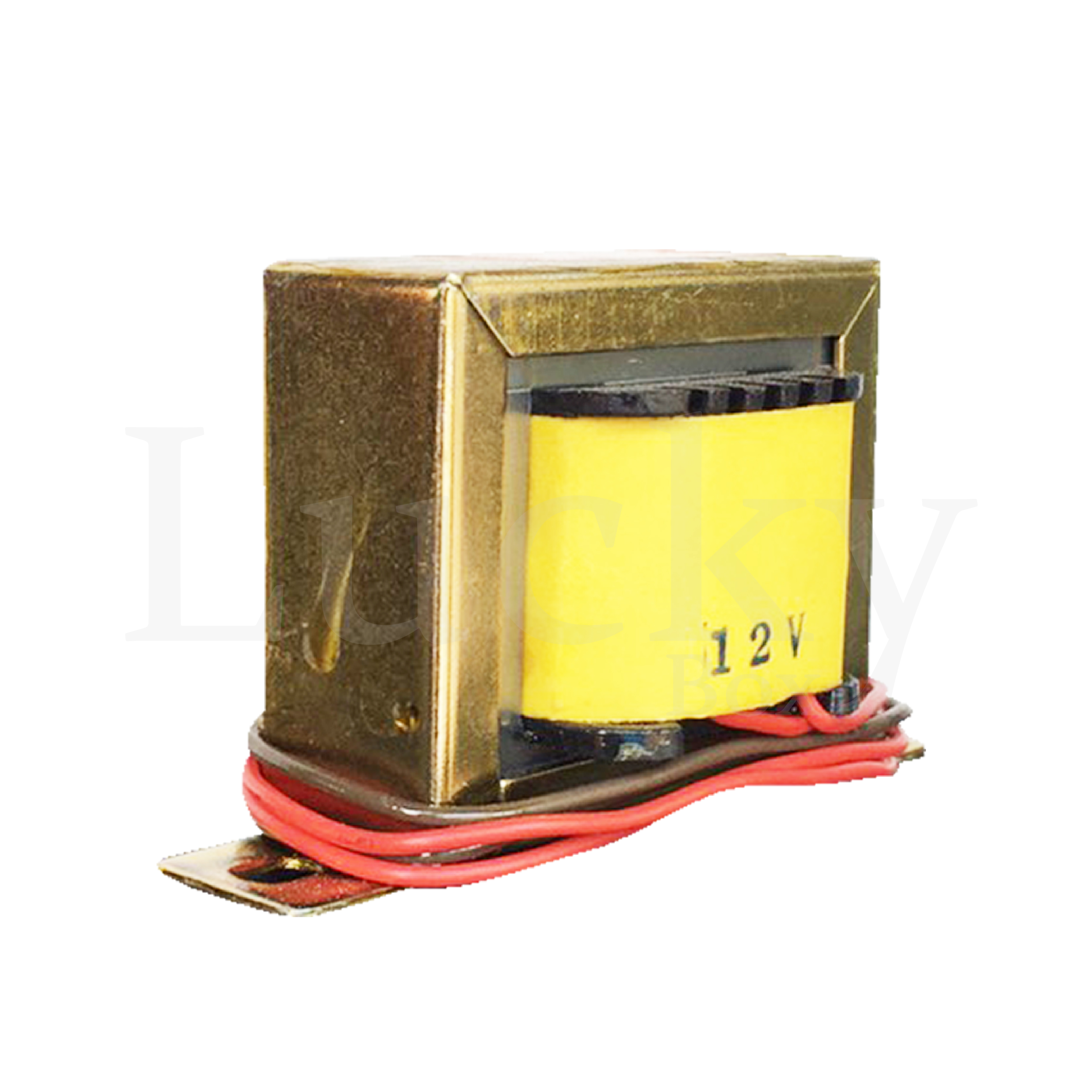 Transformer หม้อแปลงไฟฟ้า หม้อแปลงสายสั้น 550 mA จ่ายไฟ AC 12 V