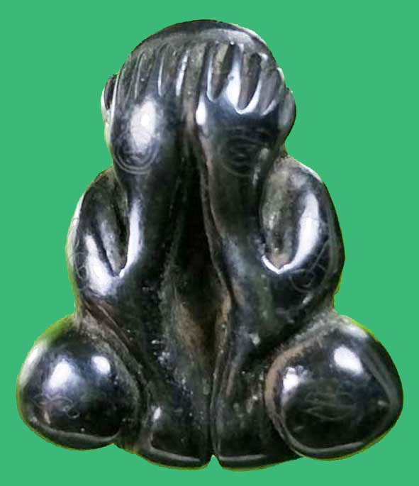 พระปิดตาหลวงพ่อปล้องวัดหลุมดิน องค์ที่ 1