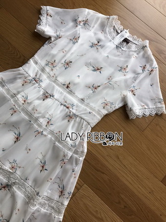 Lady Katie Sweet White Mini Dress